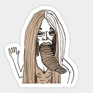 Leech lady, puppet master Sticker